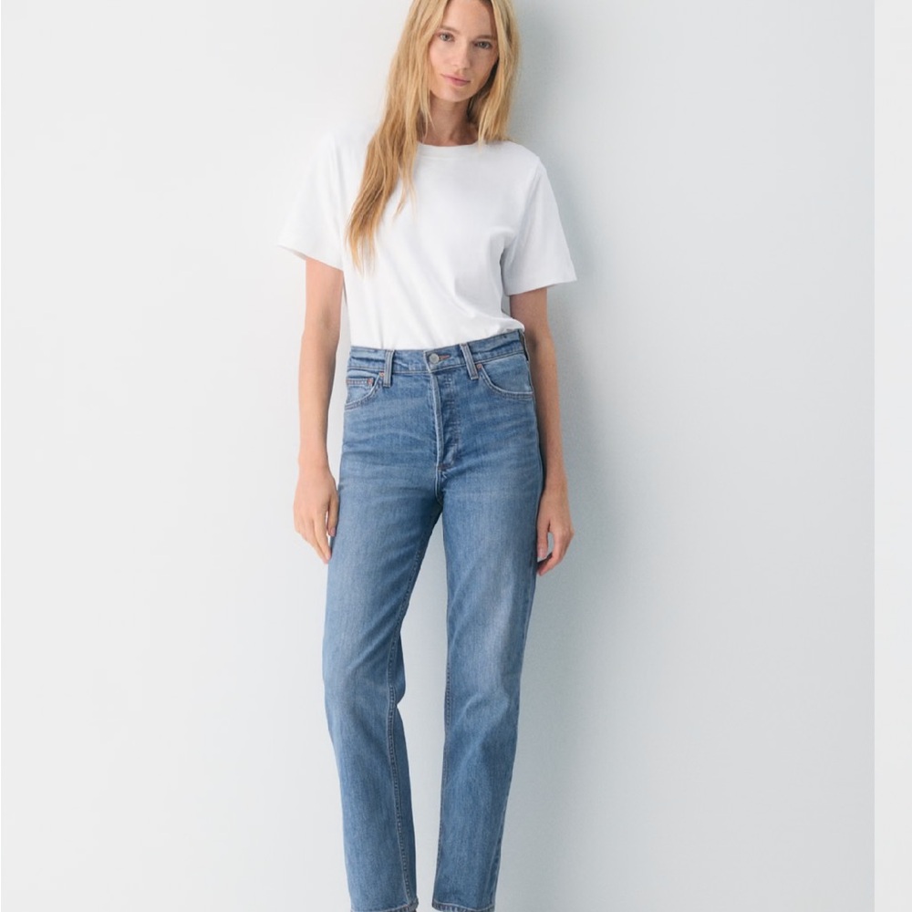 Aritzia High Rise Blue Jeans